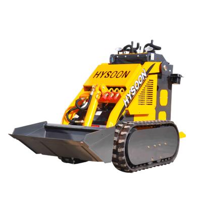 China Hysoon Models 23HP Mini Skid Steer Two Wheel Compact Loader For Sale 0.15m3 for sale