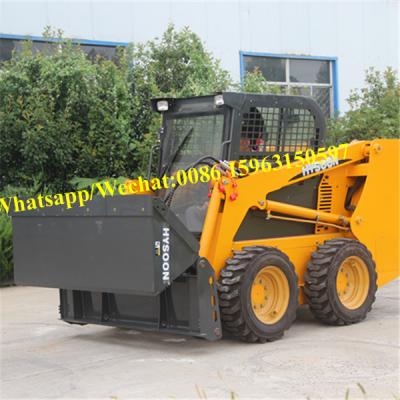 China Taian Hysoon skid steer utility loader with 4 in 1 bucket 700kg Taian Hysoon skid steer utility loader with 4 in 1 bucket for sale