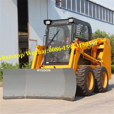 China Diesel engine wheel skid steer utility loader with U blade 700kg diesel engine wheel skid steer utility loader with U blade for sale