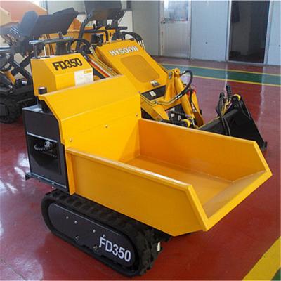 China HYSOON 350kg Mini Dumper Rubber Track 0.13m^3 for sale