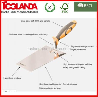 China Masonry Trowel With Double-color TPR Soft Grip Handle Masonry Trowel With Double-color TPR Soft Grip Handle for sale