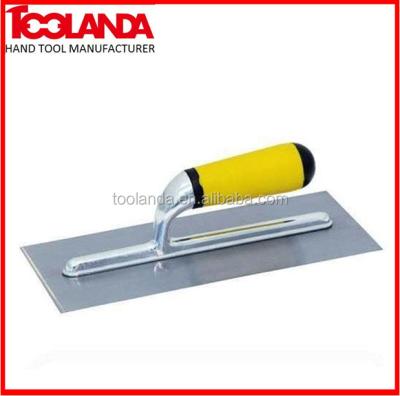 China Carbon Steel Blade Building Construction Trowel Polished Tools Plaster Trowels With Wood Handle for sale