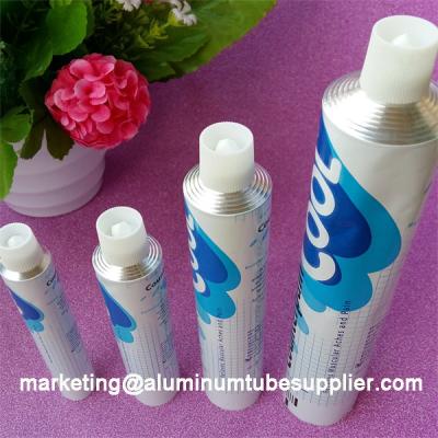 China Big Diameter Empty Aluminum Container Tubes For Hair Coloring Cream In 6 Colors Printing for sale