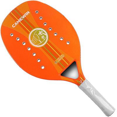 China Adult Beach Tennis Rackets Carbon EVA Light Weight Rough Surface Games 2.2cm Thickness Soft Durable Beach 320+/-10 G for sale