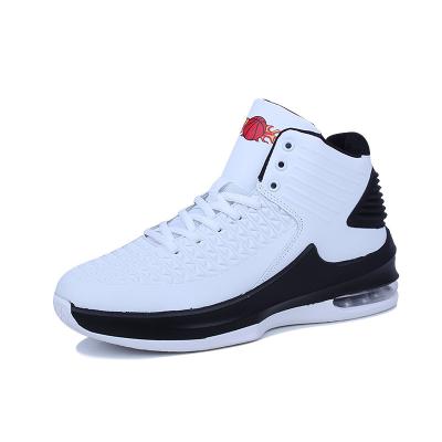 China Fashion\New Style Comfortable\Durable\Breathable\Lighted High Top Basketball Shoes Air Cushion Durable Boots Mens Sports Sneakers for sale