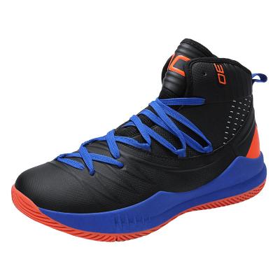 China Youth Sports Basketball Shoes Student Active High Top Cushioning Boots Breathable Shoes for sale