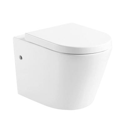 China Modern Design Ceramic White European Style Double-Flow Hotel Room Toilet Toilet for sale