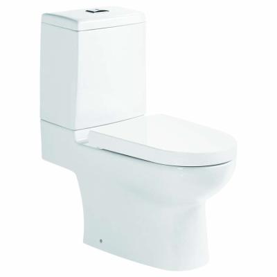 China Double-Flow Sanitary Ware Two Piece Bathroom Floor Standing Ceramic Split Toilet for sale