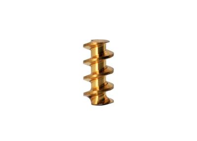 Cina DIN3974/ 9 Small Bronze Worm Gear Sets 4 Teeth 0.7 Module in vendita