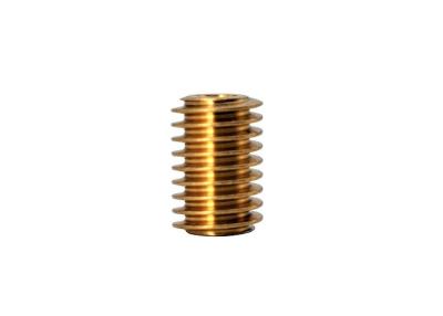 China Brass Worm Gear Small Brass Spur Gears 1 Lead 0.5 High Wear Resistance for sale