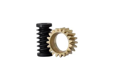 China 1 Lead M0.5 S45C Miniature Worm Gear Aluminum Bronze  DIN 3974 for sale