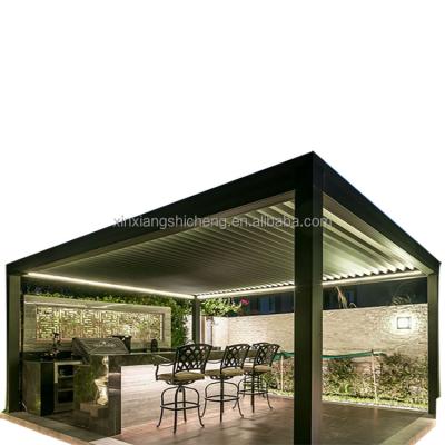 China New Desight Retractable Waterproof Pergola Pergola Aluminum Canopy Easily Assembled Customizable Pergola for sale