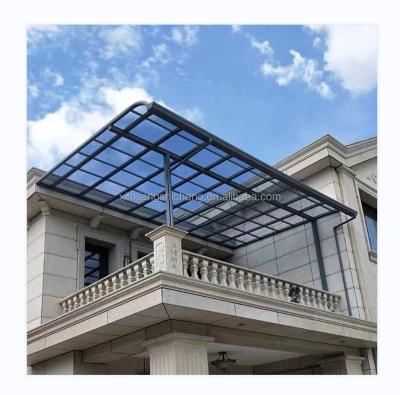 China Anti-UV Patio with sturdy aluminum polycarbonate patio, outdoor patio awning aluminum canopy for sale