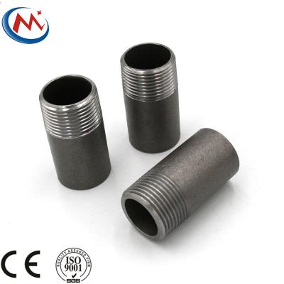 China Oil Gas Water Maker Toe Nipple Sand Blow Pipe Black Nipple Seamless Steel Weld Nipple for sale