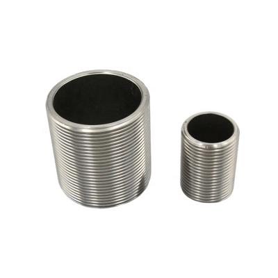 China Industry ISO&CE Certificated Carbon Steel Nipple Male Thread Parallel Narrow Nipple All Thread Nipple for sale