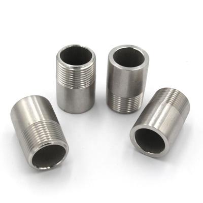 China Stainless Oil Gas Water Nipple One End Thread Weld Steel Pipe Nipple for sale