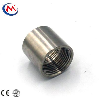 China Industry Stainless Steel Round Connector Mating Nuts Threaded Rose Joint Adapter for sale