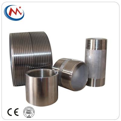 China Water forged stainless steel polished full and half surface merchant coupling for sale