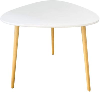 China (Other) triangular side table coffee table, adjustable wood, with pine wood legs and legs, used in small spaces in the living room, bedroom, study for sale