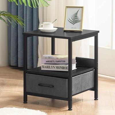 China (Other) adjustable industrial side table with detachable drawers, sofa side table in country style living room, bedside table for sale