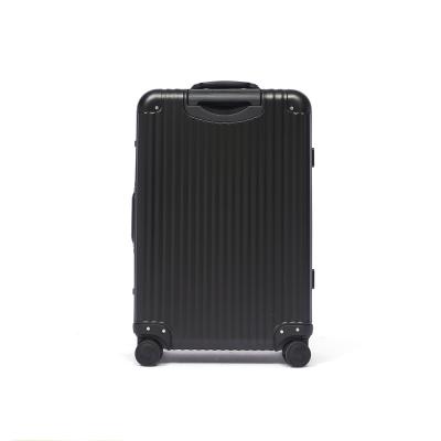 China New Storage Design OEM Series ABS Travel Luggage Case Aluminum Luggage Trolley Trolley Case for sale