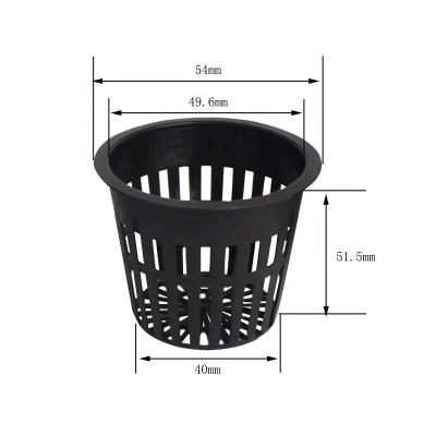 China Hydroponic net pots 2 inch plastic net pot plant mesh hydroponic growing pot for sale