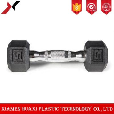 China Hex Dumbbell Fitness Gym Basic Equipment PVC Coated Hex Dumbbell For Sale for sale