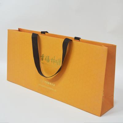 China Recyclable Custom Shopping Paper Bag With Logo for sale