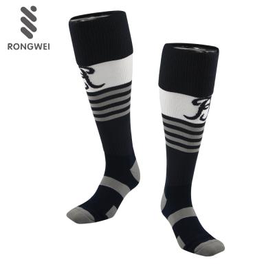 China Low Price Antibacterial Custom Logo Non Slip Soccer Socks For Sports Club for sale