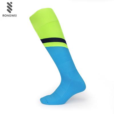 China Wholesale Anti Slip Antibacterial New Design Knit Sports Soccer Socks for sale