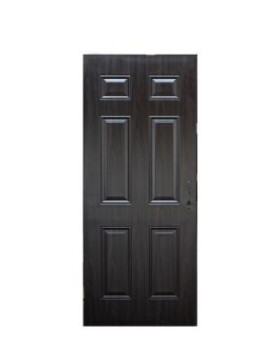 China Fangda traditional 6 panel steel interior doors with frame for sale