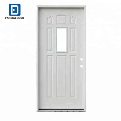 China Best Price Modern Pvc Film Exterior Chinese Fangda Door for sale