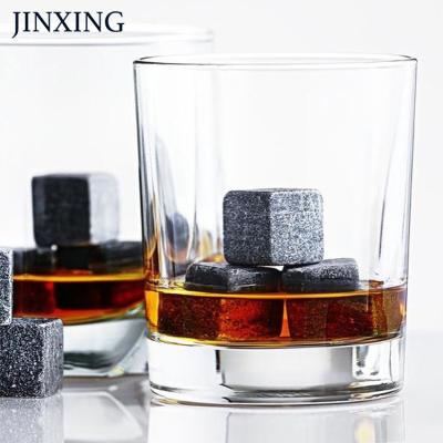 China Hotel Restaurant Home China Manufacture Amazon Top Seller Reusable Chilling Ice Cubes Wine Whiskey Stones Set Of 9 With Gift Box for sale