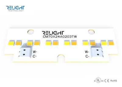 China Dubbele LEIDENE van Kleuren Lineaire Dimmable Module 120 Degee-Raad 70x24mm 1W van Straalzhaga Te koop