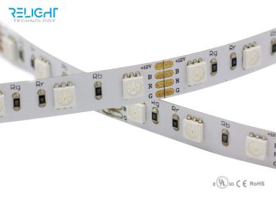 China SMD 5050, die flexibler geführter Streifen DC12 24V Rgb Neonbeleuchtung führte, imprägniern für Raum zu verkaufen