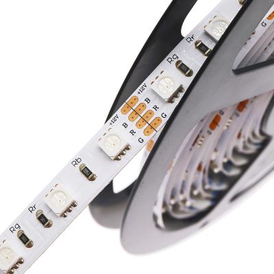 China Hoog - kwaliteits flexibele LEIDENE strooklichten 12V/RGB LEIDENE van 24V 60LED 5050 strook Te koop