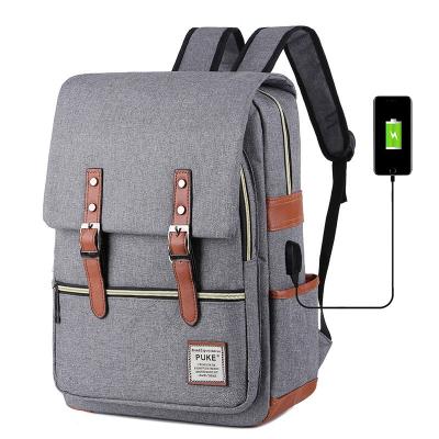 China With USB High Quality Women Travel Laptop Backpack Bag With Usb Business Casual Korean Backpack for sale