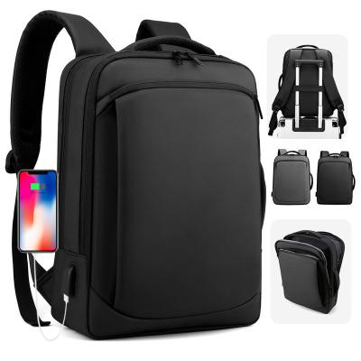 China With USB Charging Custom High Capacity Laptop Backpack School Student Waterproof Businessman Laptop Backpack for sale