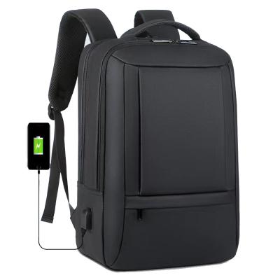 China With Multifunctional Nylon Fashion Bag Multifunctional Nylon Fashion Bag Large Capacity Multifunction Nylon USB Charger Backpack Smart Laptop Backpack Anti Theft Black Waterproof Bags for sale