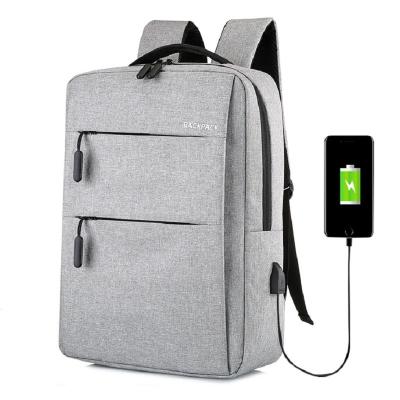 China With Wholesale USB Charging USB Business Laptop Backpack Bags Large Capacity Travel Business Notebook Bags for sale