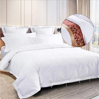 China Luxury Hotel Anti-static Wholesale White Five Star Bedding For Hotel Set for sale