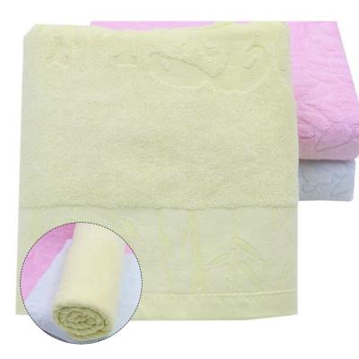 China Customized Soft Bamboo Hand Towel Eco-friendly Comfortable Water Absorption Bath Towel Organic Bamboo Bath Towel for sale