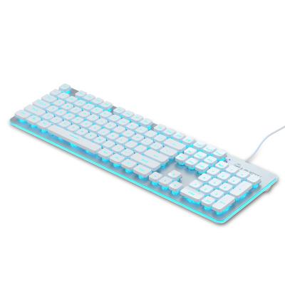 China 2021 Anti-ghosting Keyboards Chocolate Keytop Gaming Multimedia Slient Extra Slim Membrane Keyboard for sale