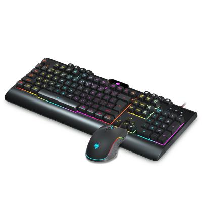 China Hot New Waterproof Multifunctional Programmable Multimedia 112keys Mechanical Gaming Keyboards and Mouses Combo for PUBGround CSGO LOL for sale