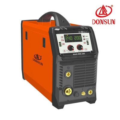 China PORTABLE MULTIMIG 200 MIG/TIG/MMA 3 IN 1, Inverter MIG Welder, Generator Friendly for sale