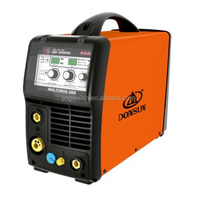 China Machine Repair Shops MULTIMIG 200 MIG/TIG/MMA 3 IN 1, Inverter MIG Welder, Generator Friendly for sale