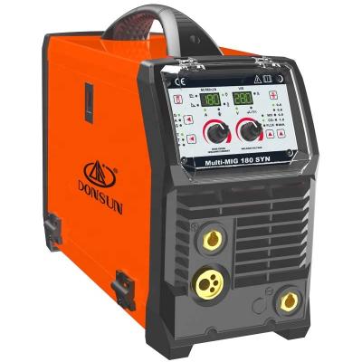 China Machine Repair Shops Multi-MIG 180S, MIG 180 SYN Gas and Gasless MIG MIG/Mag/ARC/TIG Welder Multi Efficiency Multi Functions with Complete Accessories for sale