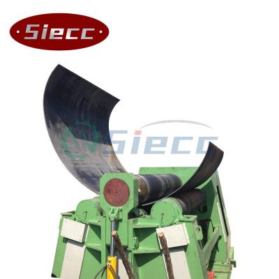 China Building Material Shops High Quality SIECC 4 Roll Cone Form Hydraulic Three Roller Plate Roll Bending Machine for sale