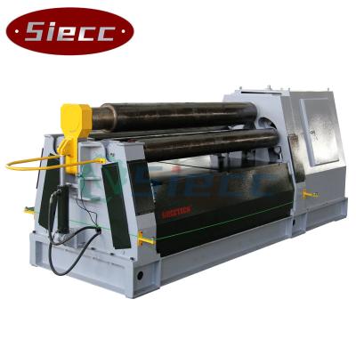 China Building Material Stores CNC Sheet Plate 3 Roller 4 Roller Cone Rolling Bending Machine for sale