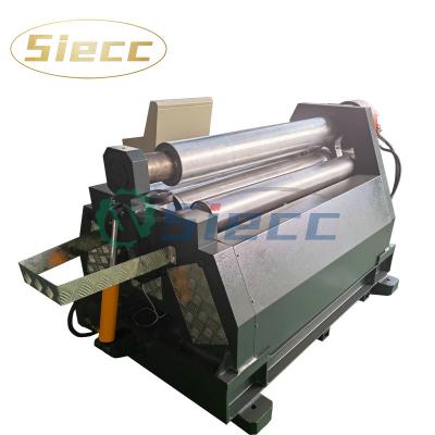 China Building Material Stores W12 Full CNC Hydraulic Plate Galvanized 4 Roll Sheet Bending Machine Automatic Rolling Mill for sale